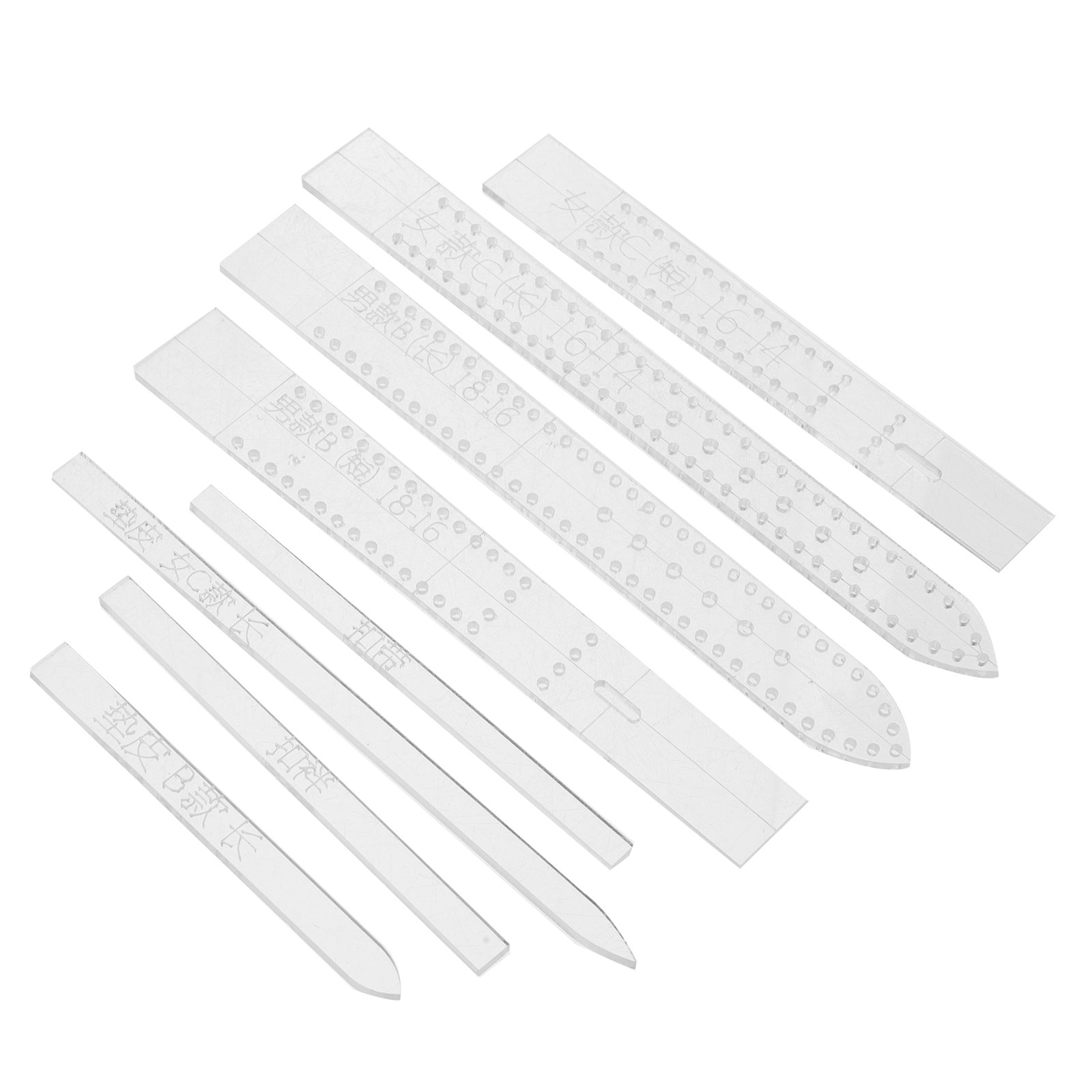 Leatherwork Templates - 2Sets Watch Strap Acrylic Template Leatherworking