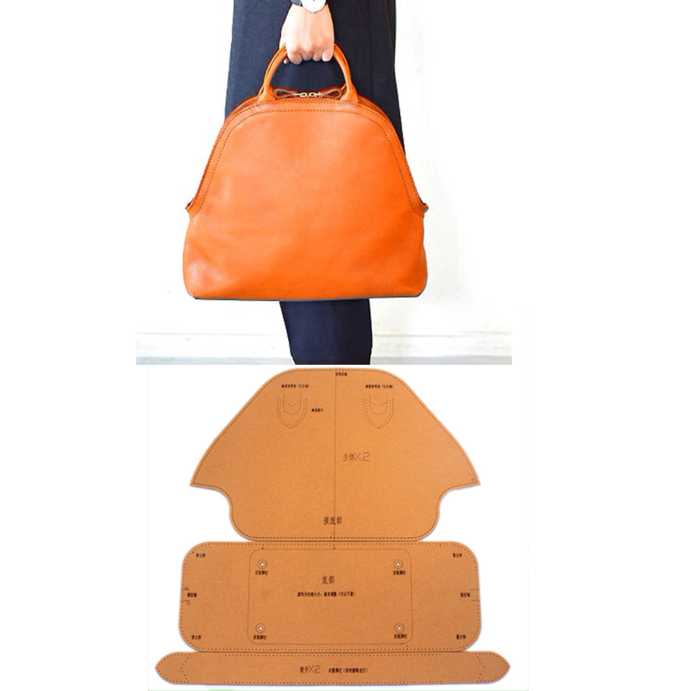 Leatherwork Templates - diy Leather kraft shell handbag kraft