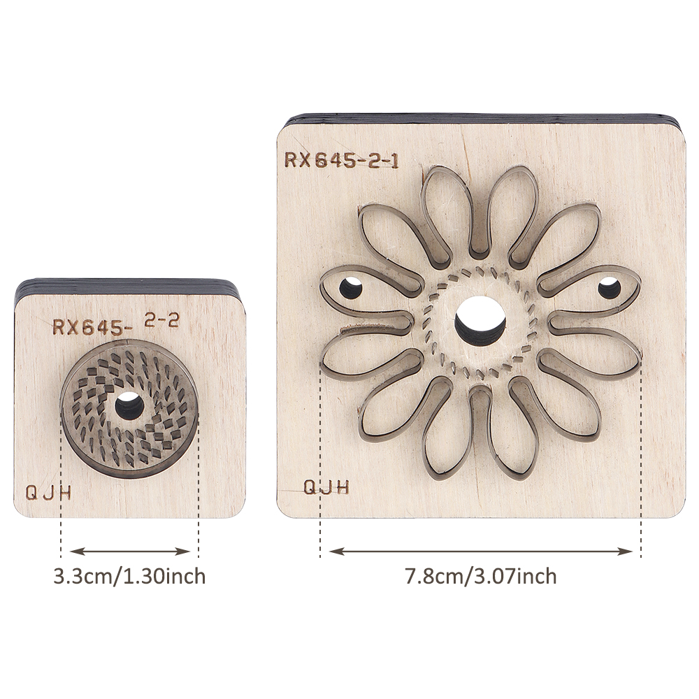 1Set Flower-Shaped Cutting Mol – Leatherwork Templates recenzja i cena