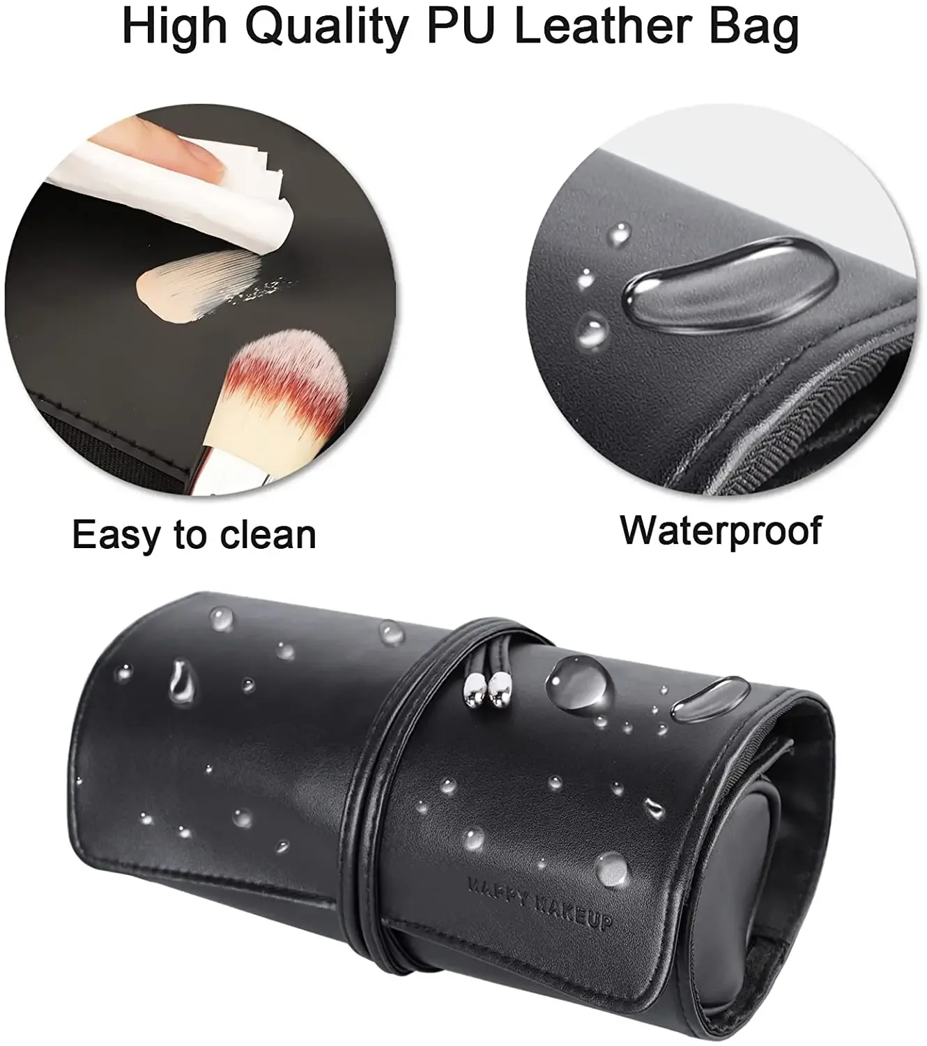 Women's Makeup Brush Bag Rolli – Leatherwork Roller recenzja i cena