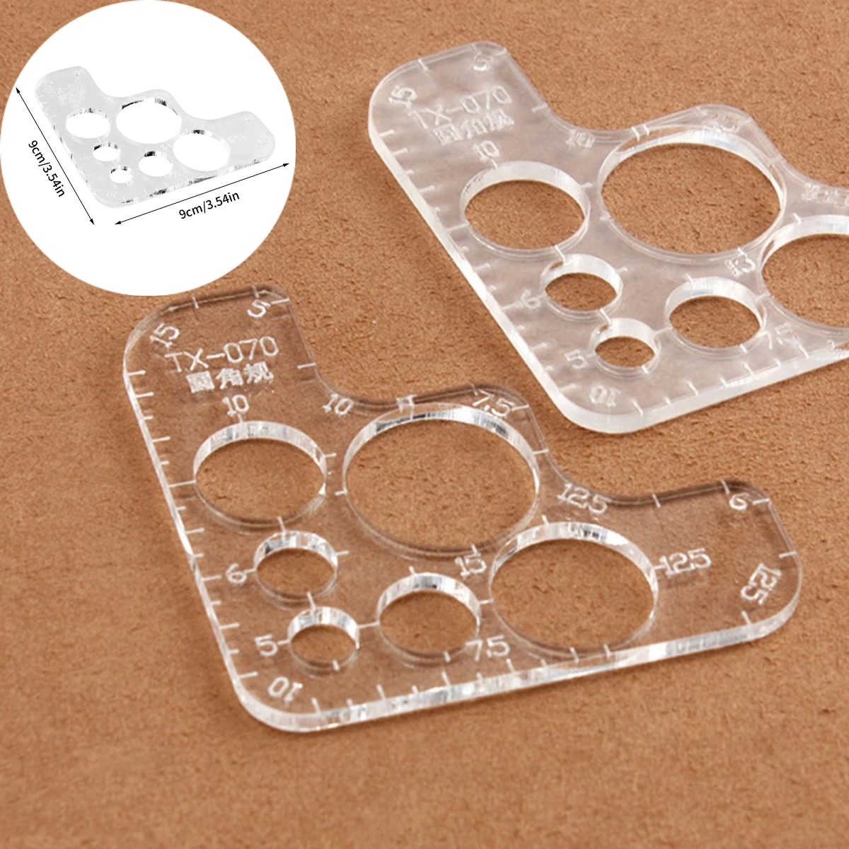 9x9cm Leather Corner Cutter Ci – Leatherwork Templates recenzja i cena
