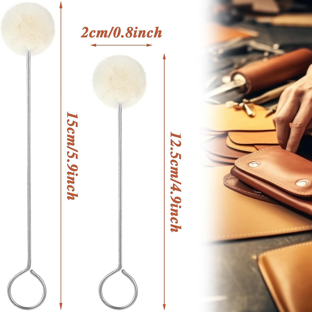 10/30pcs Leather Wool Balls Pa – Leather Dye Finish recenzja i cena