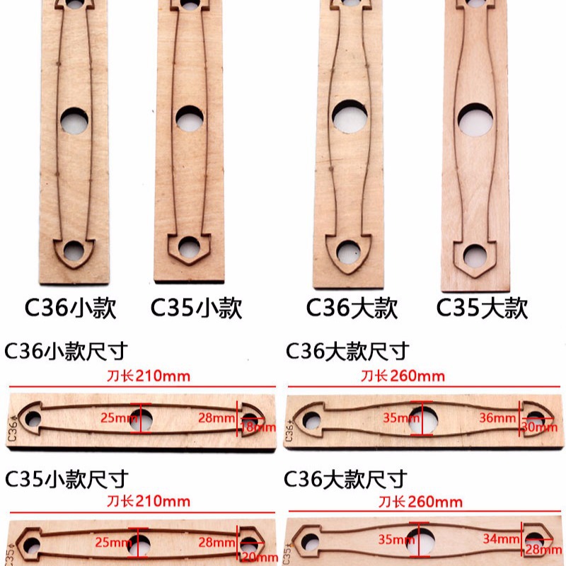 Handle Shape Leather Cutting D – Leatherwork Templates recenzja i cena