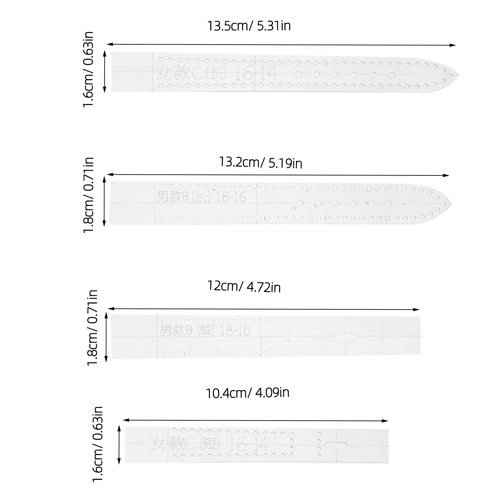 2Sets Watch Strap Acrylic Temp – Leatherwork Templates recenzja i cena