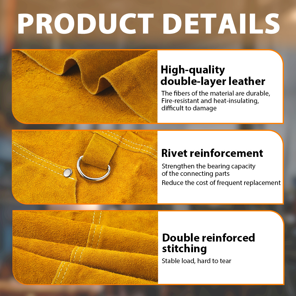 Oxhide Leather Welding Apron C – Leatherwork Repairs recenzja i cena