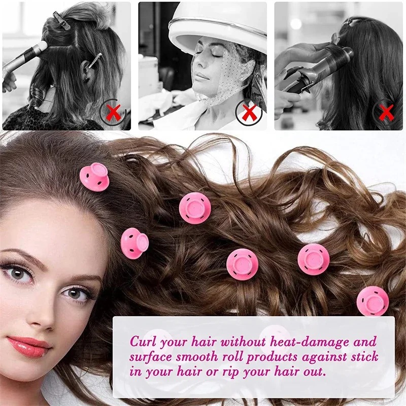 10 20pcs Soft Rubber Hair Curl – Leatherwork Roller recenzja i cena