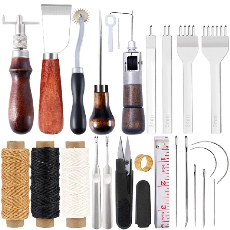 KRABALL Leather Craft Tool Kit – Leatherwork Repairs recenzja i cena