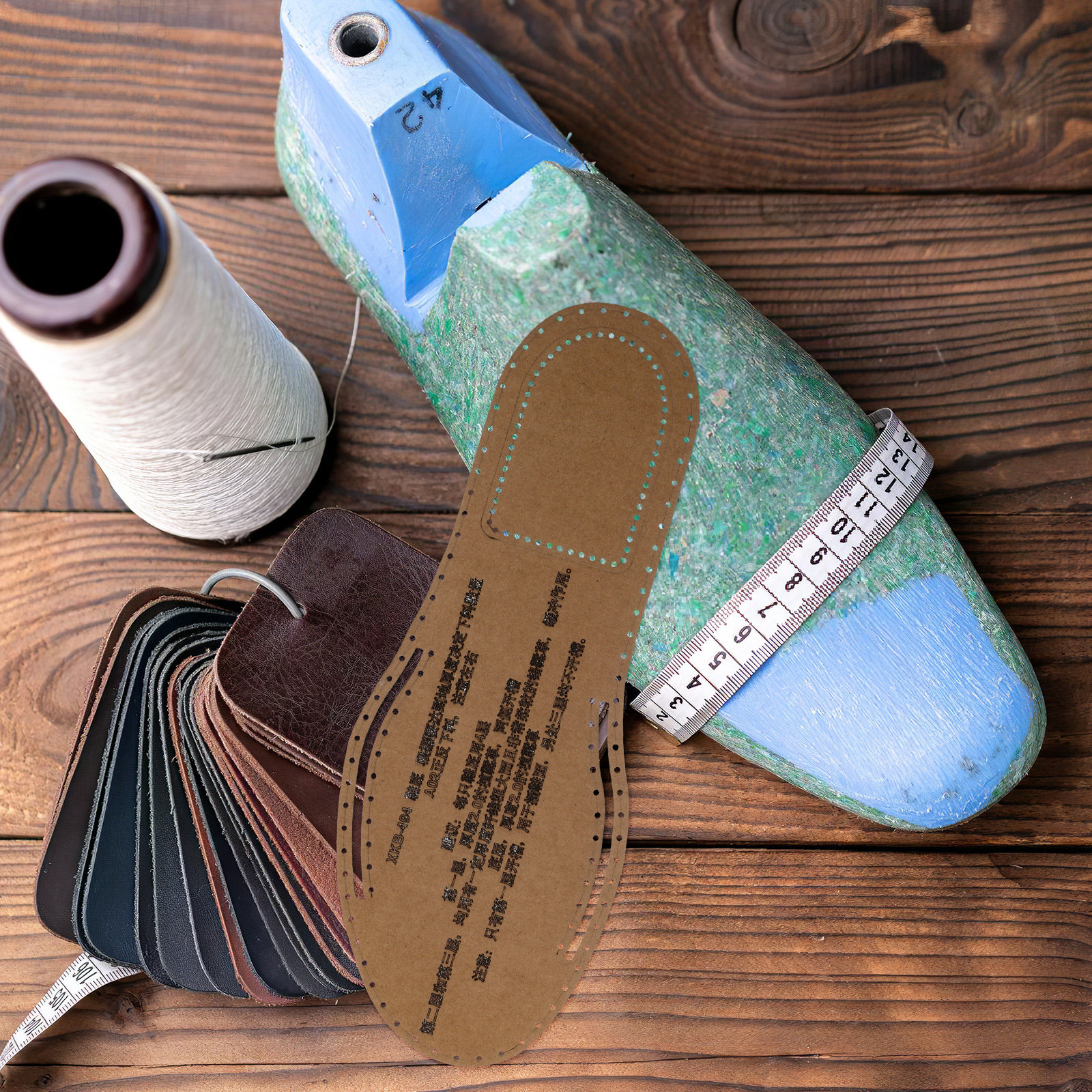 1Set Slipper Pattern Kraft Pap – Leatherwork Templates recenzja i cena